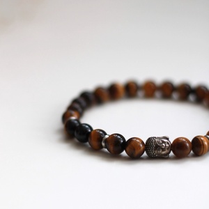 Belső erő férfi ásvány karkötő - ékszer - karkötő - ásványkarkötő - Meska.hu