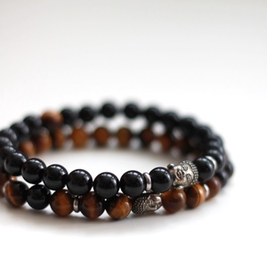 Belső erő férfi ásvány karkötő - ékszer - karkötő - ásványkarkötő - Meska.hu