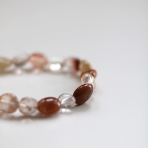 Maradj egyensúlyban rutil kvarc karkötő - ékszer - karkötő - gyöngyös karkötő - Meska.hu