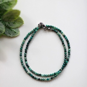 Krizokolla fazettált nyaklánc  - Meska.hu