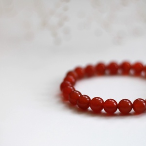 Vitalitás és belső tűz karneol ásvány karkötő - ékszer - karkötő - ásványkarkötő - Meska.hu