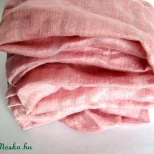 Mályva, fáradt rózsaszínű selyem/organza sál -  - Meska.hu