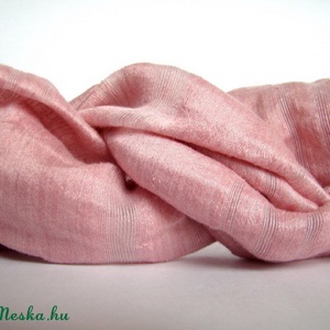 Mályva, fáradt rózsaszínű selyem/organza sál -  - Meska.hu