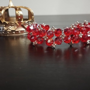Red, Ékszer, Karkötő, Gyöngyös karkötő, Gyöngyfűzés, gyöngyhímzés, MESKA