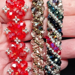 Spirál - ékszer - karkötő - gyöngyös karkötő - Meska.hu