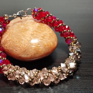 Spirál 2 - ékszer - karkötő - gyöngyös karkötő - Meska.hu