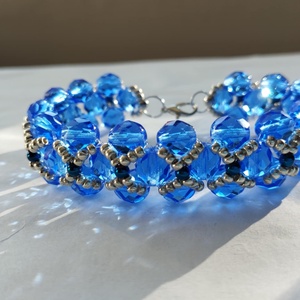 Tókék, Ékszer, Karkötő, Gyöngyös karkötő, , MESKA