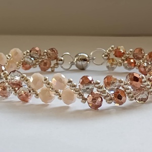 Aranyka, Ékszer, Karkötő, Gyöngyös karkötő, Gyöngyfűzés, gyöngyhímzés, MESKA