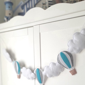 Hőlegballonos girland - Meska.hu