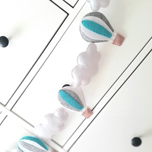 Hőlegballonos girland - otthon & életmód - dekoráció - fali és függő dekoráció - függődísz - Meska.hu