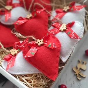 MERRY-C Bababarát karácsonyfadísz ajándékcsomag, Karácsony, Karácsonyi lakásdekoráció, Karácsonyi lakásdíszek, Varrás, MESKA