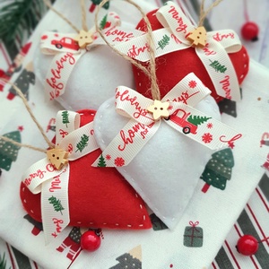 Karácsonyi nagy bababarát filc díszek - karácsony - karácsonyi lakásdekoráció - karácsonyfadíszek - Meska.hu