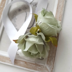 Csuklódísz GREENROSES - esküvő - ékszer - karkötő & csuklódísz - Meska.hu