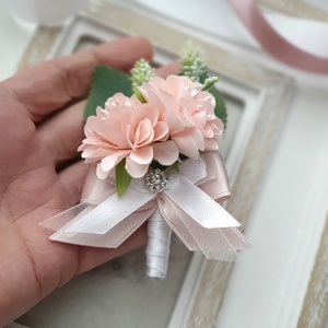 Kitűző vőlegényeknek PINKY - esküvő - kiegészítők - kitűző - Meska.hu