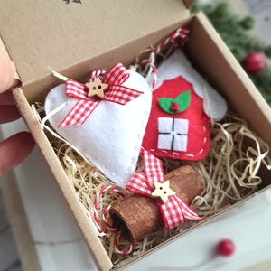 Bababarát karácsonyfadísz ajándékcsomag, kid box, óvónőnek, kollégának, pedagógusoknak - Meska.hu