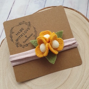 Virágos hajpánt, fejpánt, hajdísz, Baba - mama, Babafotózás, Babafotózási kellékek, Mindenmás, MESKA