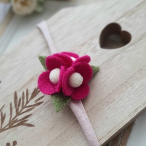 Virágos hajpánt, fejpánt, hajdísz, Baba - mama, Babafotózás, Babafotózási kellékek, Mindenmás, MESKA