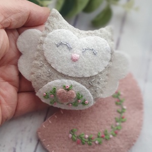 Zsebbarát filc bagoly, gyapjúfilc bagoly , Játék & Sport, Plüssállat & Játékfigura, Más figura, Varrás, MESKA