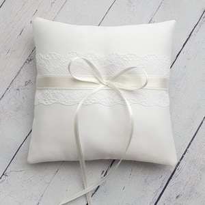 Gyűrűpárna EVELYN, gyűrűtartó, menyasszony, esküvő, Esküvő, Kiegészítők, Gyűrűtartó & Gyűrűpárna, Varrás, MESKA