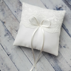 Gyűrűpárna AGNESE, gyűrűtartó, menyasszony, esküvő, Esküvő, Kiegészítők, Gyűrűtartó & Gyűrűpárna, Varrás, MESKA