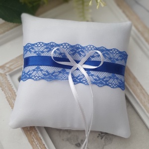 Gyűrűpárna ROYALBLUE, gyűrűtartó, menyasszony, esküvő, Esküvő, Kiegészítők, Gyűrűtartó & Gyűrűpárna, Varrás, MESKA