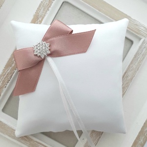 Gyűrűpárna ROSIE, gyűrűtartó, menyasszony, esküvő, Esküvő, Kiegészítők, Gyűrűtartó & Gyűrűpárna, Varrás, MESKA