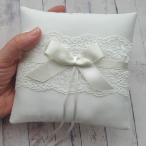 Gyűrűpárna DELORES, gyűrűtartó, menyasszony, esküvő - Meska.hu