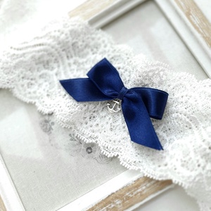 Combfix, harisnyakötő, legényfogó, harisnyatartó, leánybúcsú ANCHOR, Esküvő, Kiegészítők, Harisnyatartó & Valami kék, Varrás, MESKA