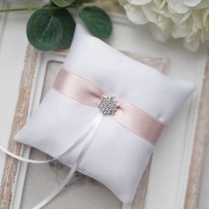 Gyűrűpárna PINKSOPHIE, gyűrűtartó, szatén gyűrűpárna - Meska.hu