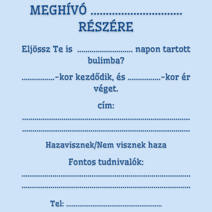Születésnapi tortás meghívó - otthon & életmód - papír, írószer - ajándékozás kellékei - meghívó - Meska.hu