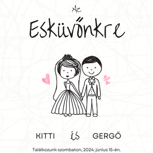 Esküvői meghívó  - esküvő - meghívó & kártya - meghívó - Meska.hu