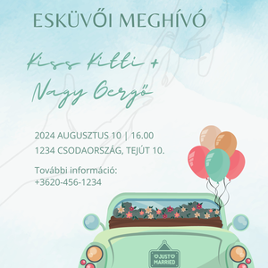 Esküvői meghívó  - esküvő - meghívó & kártya - meghívó - Meska.hu
