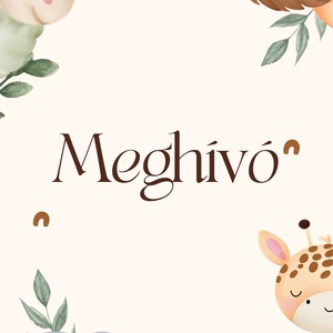 Születésnapi meghívó videó állatos - művészet - grafika & illusztráció - digitális - Meska.hu