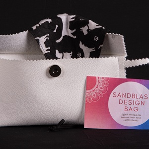 Maszk tartó antibakteriális bugyelláris - táska & tok - pénztárca & más tok - zsebkendőtartó tok - Meska.hu