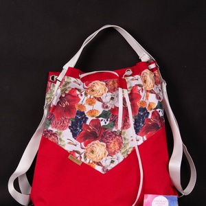 Variálható Design Táska, Piros virágos shopper bag - táska & tok - variálható táska - Meska.hu Variálható Design Táska, Piros virágos shopper bag - táska & tok - variálható táska - Meska.hu