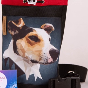 Jack Russell terrier Jutalomfalat táska - Cordura kutyakiképző kiegészítő - Meska.hu