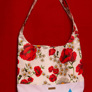 Pipacs shopper bag, Táska & Tok, Kézitáska & válltáska, Válltáska, Varrás, MESKA