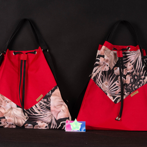 Variálható Design Táska, Mákvirág shopper bag, Táska & Tok, Variálható táska, Varrás, MESKA