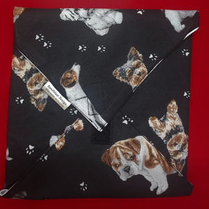 Kutya mintás újraszalvéták, Otthon & Életmód, Konyhafelszerelés, tálalás, Konyhai textil, Szalvéta, , MESKA