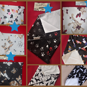Kutya mintás újraszalvéták - otthon & életmód - konyhafelszerelés, tálalás - konyhai textil - szalvéta - Meska.hu