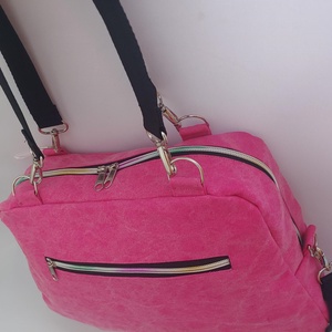 Pink színű Anya-lánya tulipánok társaságában táska - táska & tok - hátizsák - hátizsák - Meska.hu