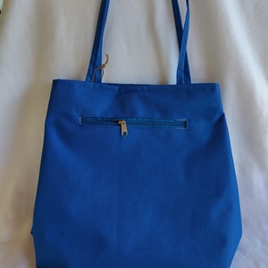  Kék Ying -Yang mintás shopper bag - táska & tok - variálható táska - Meska.hu