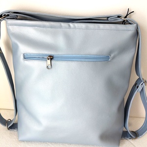 Vagány pasztell kék csajos variálható  shopper bag/hátizsák - táska & tok - variálható táska - Meska.hu