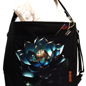 Kristály kék  variálható táska szett. Ajándék Neszesszerre, és kulcstartóval ! - táska & tok - variálható táska - Meska.hu