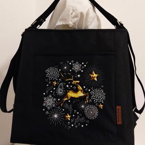 XXL Cordura 2in1 táska - A csodaszarvas - táska & tok - variálható táska - Meska.hu