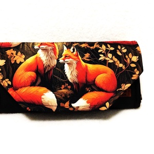 Róka párocska  pénztárca, Táska & Tok, Pénztárca & Más tok, Pénztárca, Női pénztárca, Varrás, MESKA