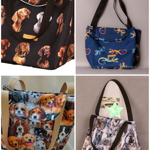 Állati jó ételhordó kistáskák - táska & tok - uzsonna- & ebéd tartó - ebéd tasak, doboz - Meska.hu