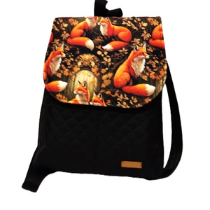 Róka mintás hátizsák-TÖBB MINTA! - Meska.hu