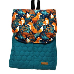 Róka mintás hátizsák-TÖBB MINTA! - táska & tok - hátizsák - hátizsák - Meska.hu