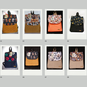 Cuki állatmintás  mintás hátizsák - táska & tok - hátizsák - hátizsák - Meska.hu